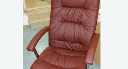 Обтяжка офисного кресла. Краснодар